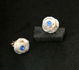 icone boucles d'oreilles white lady =THE CAT STORE Bijouterie=