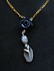 icone collier-pendentif black roses THE CAT STORE Bijouterie