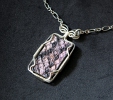 icone collier wild life pink snake =THE CAT STORE Bijouterie=